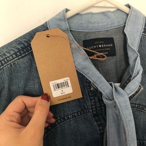 NWT Lucky Brand denim dress